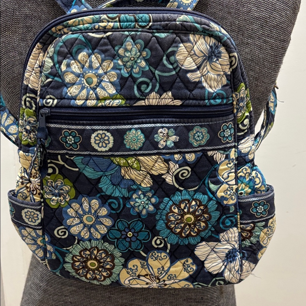 Vera Bradley Blue Floral backpack